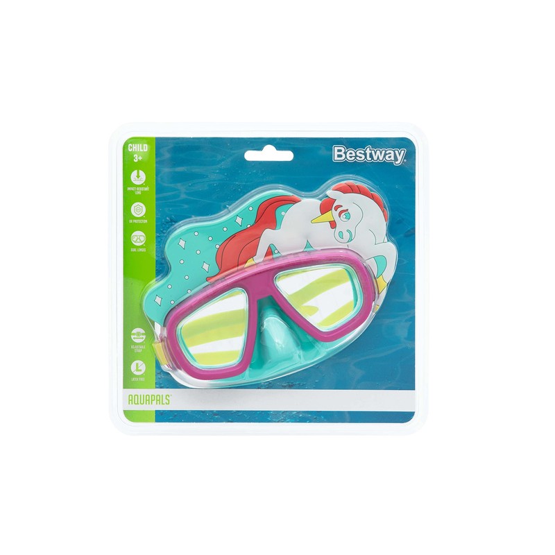 Bestway Swimming Goggles | Swim Goggles for Kids 3+, No