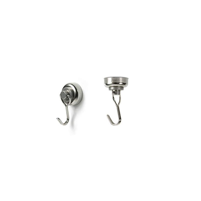 Trendform Stainless Steel Magnetic Hook Rotatable (Pack of 2) 3.5