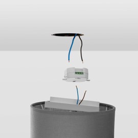 Smartwares Dimmable Built-in Switch SH4-90265 - up to 200 W Plug & Connect Installation Module Dimmer Module for Wireless Lighting up to 200 Watt