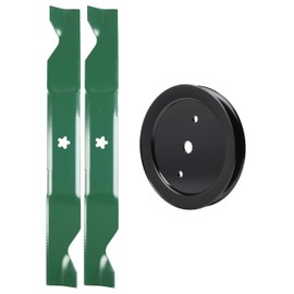 UDC Parts Pulley 195945 + 2 Pack Blades 405380 / Fits RedMax YT1846 YT2246