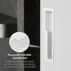 MOROBOR Aluminum Alloy Flush Pull Handles, 2pcs Modern Barn Door