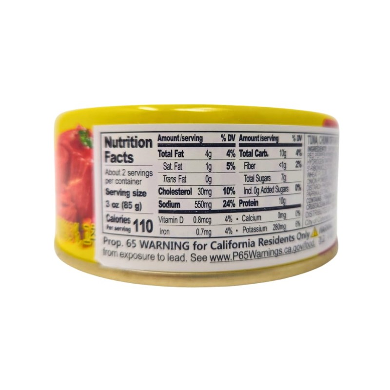 Dongwon Tuna in Hot Pepper Sauce with Vegetables, 150g (4