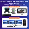 8K High-Definition Remote Switch - HDMI 2.1 Switcher 1 in