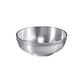 Schwantes Trading Company Lovely Pewter Nut Bowl 6" diameter