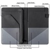 EcoVision Leather Waiter Book with Zipper Pocket - Server Booklet