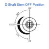 1 PC 0° BBQ Grill Gas Valve With Thrower Valve,