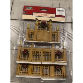 Lemax *NIP* 2004 Lemax Christmas Village Craftsmen Fence Set of 5 Item#44180