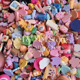 Mix Resin Charms for DIY Decoration - Color: 250g