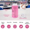 DEMORA Plastic Bottles with Airtight Caps 32oz/1000ml, Food Grade Wide