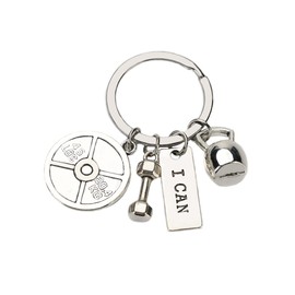 Inspirational Fitness Gifts for Men WomenGym Accessories for Women Girls Men Boys Stainless Steel Workout Gift Keycahin