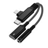 2 in 2 Light-ning USB C to 3.5mm Headphone and
