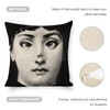 Lina Cavalieri Pillow Cover, Lina Cavalieri Artificial Linen Throw Pillow