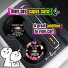 UpnowPro Funny Car Coasters for Cup Holders - 2 Pack,