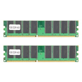 2Pcs DDR 1GB 400Mhz 184 Pin PC-3200 2.6V Desktop Computer Memory Module Bar,for