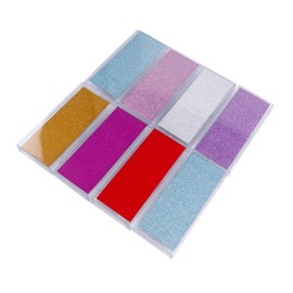 Baluue 8pcs False Eyelash Storage Box Makeup Drawer Boxes Lightweight Plastic