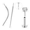 QWALIT Piercing Taper Threadless Piercing Changing Tool Piercing Taper Insertion