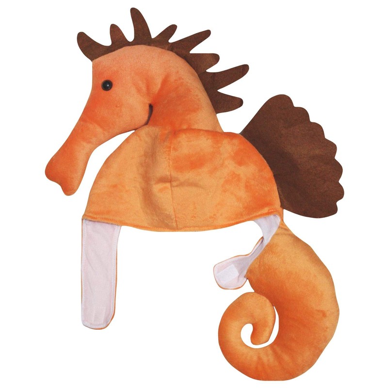 Petitebelle Seahorse - Sombrero de disfraz (naranja, talla única)