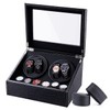 LALAHOO Watch Winder for Automatic Watches,Ultra Quiet Motor,4 Automatic Watches