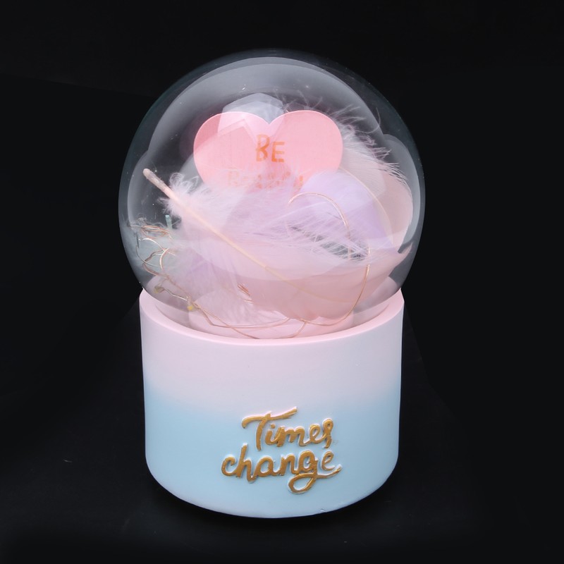 Modern Style Night Lamp Resin Desk Decorative Pressure Reducing Music