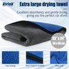 Airlab Microfibre Cloth Extra Large XXL 90x60cm, Dual-Sided Car Drying