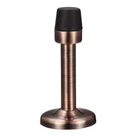 sourcing map Door Stopper Stop Bumper Wall Protector Sound Dampening Wall Mount w Rubber Tip Copper Tone