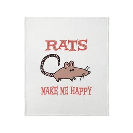 CafePress Rats Throw Blanket Super Soft Fleece Plush Throw Blanket, 60"x50"