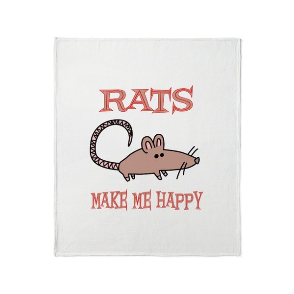 CafePress Rats Throw Blanket Super Soft Fleece Plush Throw Blanket,