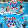 NNG Pool Basketball Hoop with Backboard,Floating Basketball Hoop for Pool
