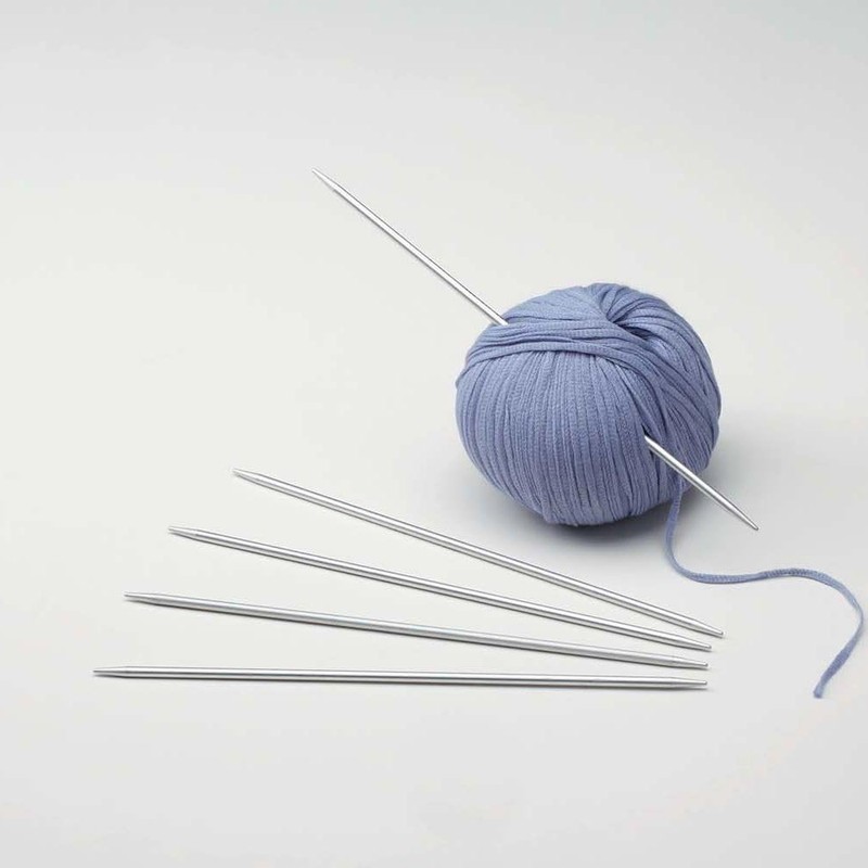 Addi 23cm 8.00mm Aluminium Double Pointed Sock Knitting Needles