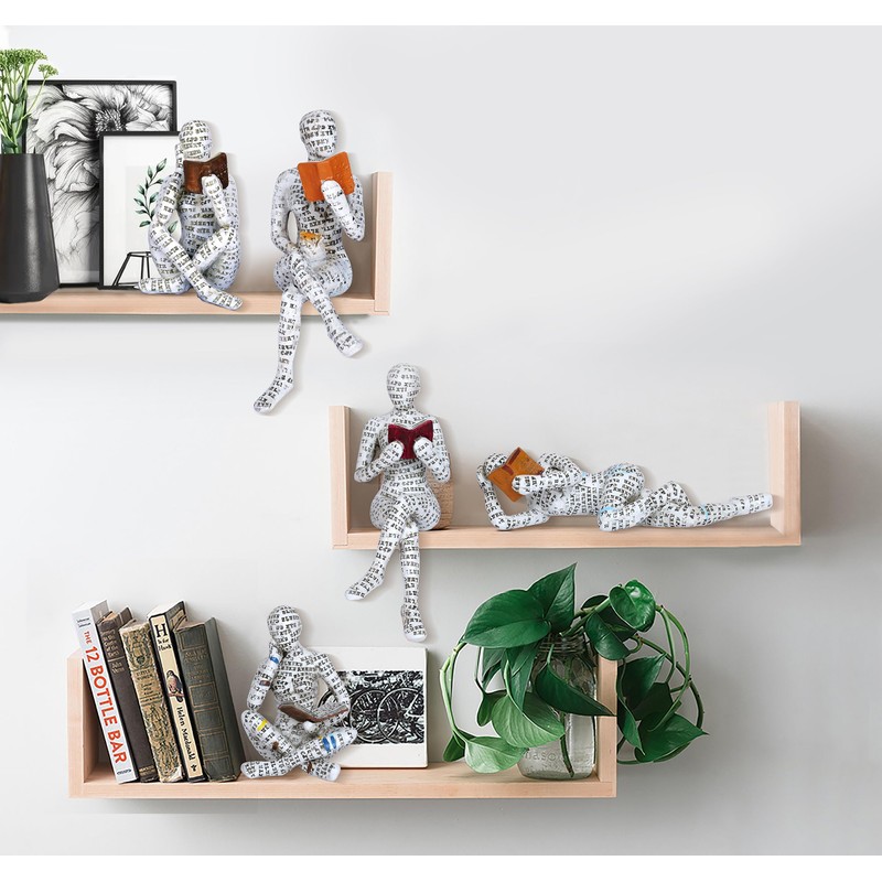 Heatunk Modern Abstract Thinking Women Statue - Aesthetic Sculpture for