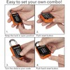 2 Pack Fortlocks Gym Locker Lock - 4 Digit, Heavy