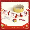 Christmas Crackers, 12 Pack Christmas No Snap Party Favors with