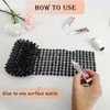 0.5 Yard Spike for Crafts Stude for Clothing, Black Spike