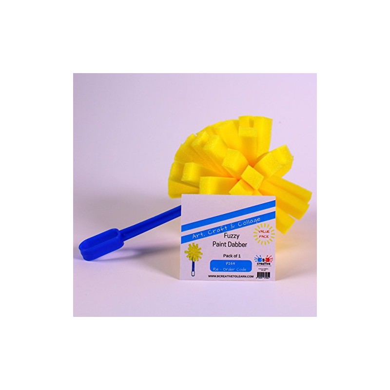 Painting Sponges Foam Textured Brush Dabbers Easy Hold Kids Art