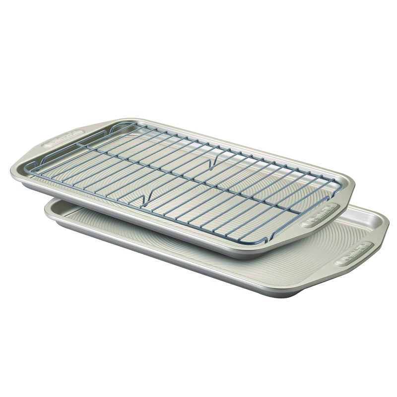 Circulon Total Bakeware Set Nonstick Cookie Baking Sheets with Cooling