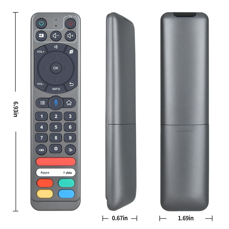 HZIME New Replacement Remote Control Compatible for Svicloud 9P Box,