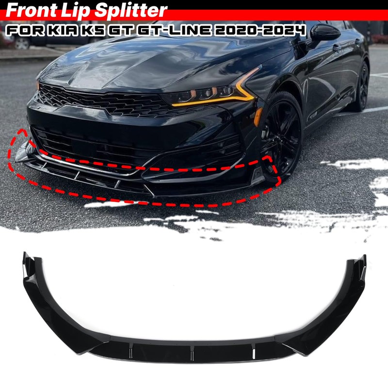 HHENGYISOUL Front Bumper Lip Fit for Kia K5 GT-Line 2020-2025,3