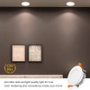 BIRRAY 2 Inch LED Recessed Lighting, 3000K Warm White, 3W(35W