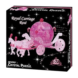 Beverly 67 Piece Crystal Puzzle Royal Carriage Rose 50263