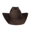 ARIAT Unisex Youth Cattlemans Felt Cowboy Hat, Chocolate, Large