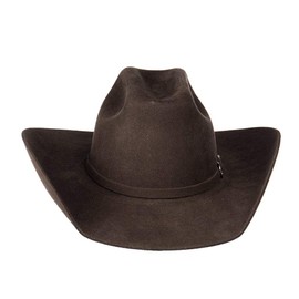 ARIAT Unisex Youth Cattlemans Felt Cowboy Hat, Chocolate, Large