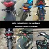 BeOne Porta Placa Universal Para Moto Ajustable Con Luz Led