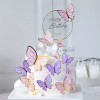 Feawiai 42pzs Decoración Pastel De Mariposa Letrero Feliz Cumpleaño
