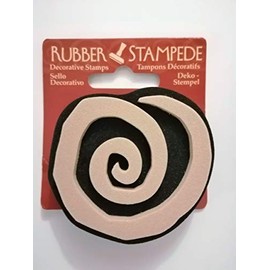 Swirl Decorative Rubber Stamp for Crafts