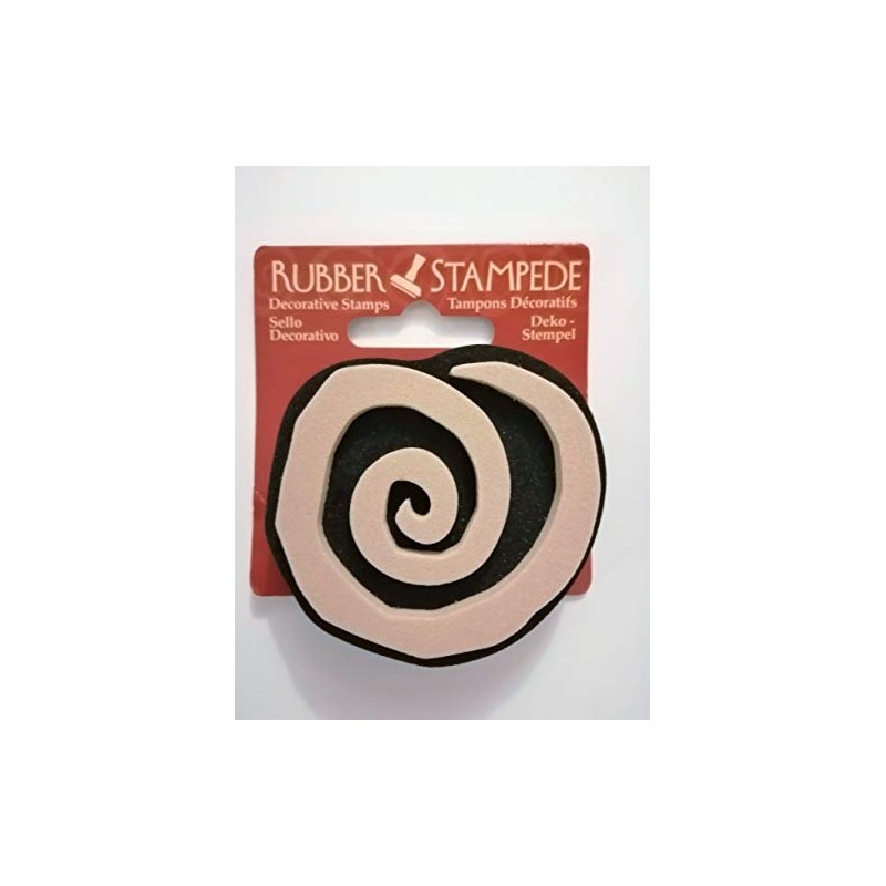 Swirl Decorative Rubber Stamp for Crafts