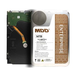 MDD (MDD14TSATA25672E) 14TB 7200RPM 256MB Cache SATA 6.0Gb/s 3.5inch Enterprise Hard Drive (Renewed)