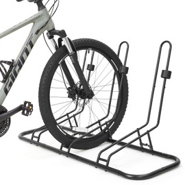 Kingarage Bike Stand for 3 Bikes, Anti-Collision Design Protects Disc Brake & Derailleur, Waterproof Bike Rack Indoor/Outdoor/Garage Use, Fits Road/Kids/MTB Bicycles with 12"-29" Tires