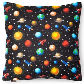PinkZebra Cosmos Baby & Children's Bed Linen, Duvet 100 x 135 cm + Pillow 40 x 60 cm, for Maces and Boys Made of 100% Cotton, Bedding Oeko-Tex Standard 100, Made in the EU, Kosmos