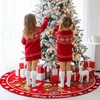 Golden Retriever Christmas Tree Skirt 48 Inch for Indoor Outdoor