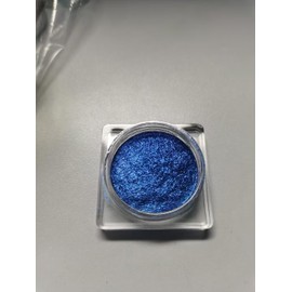DE'LANCI Metallic Blue Cream Eyeshadow, Sparkling Ultra-Blendable Formula Dark Blue Cream Shimmer Eye Shadow, Moisturizing Professional Single Creme Blue Eyeshadow Makeup for Day & Night, 04#